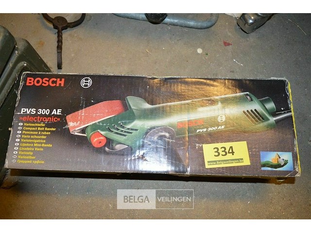 Bosh bandschuurmachine pvs300ae - afbeelding 1 van  2
