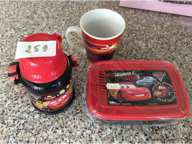 Boterhamdoos+ …... cars - afbeelding 1 van  2