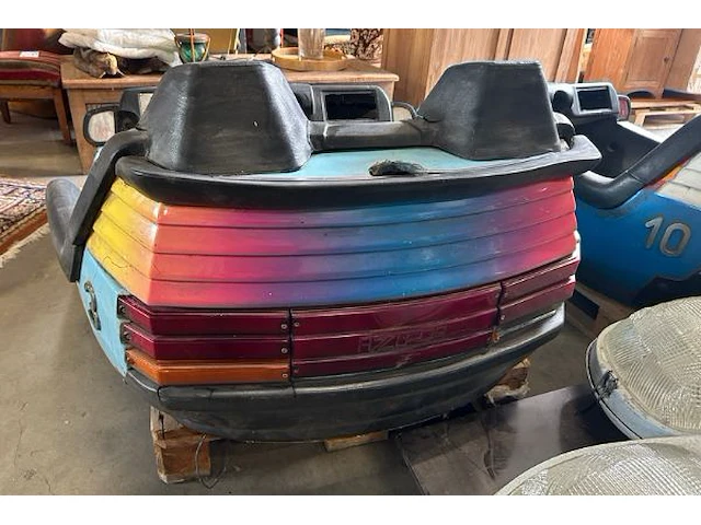 Botsauto azzurra jlei barbieri nr 3 exclusief stuk - afbeelding 6 van  8