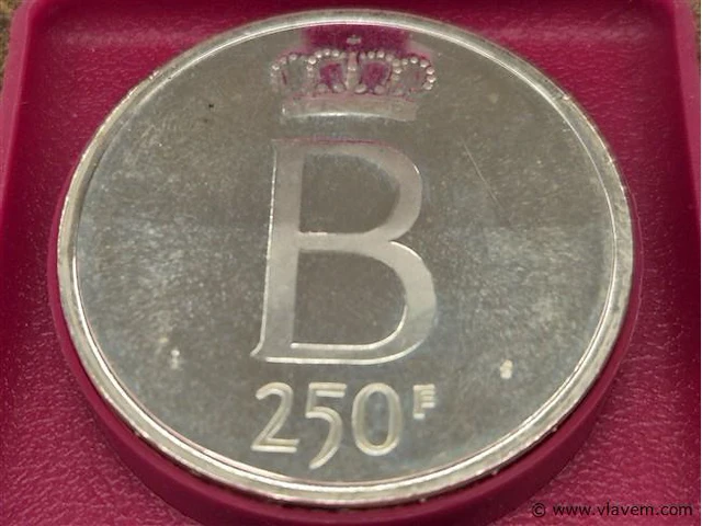 Boudewijn 250 bfr - afbeelding 2 van  3
