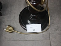 Bouiliote lamp met kristallen pendels, metalen wandlamp, tafellamp met stoffen kap (66,67,68) - afbeelding 5 van  5