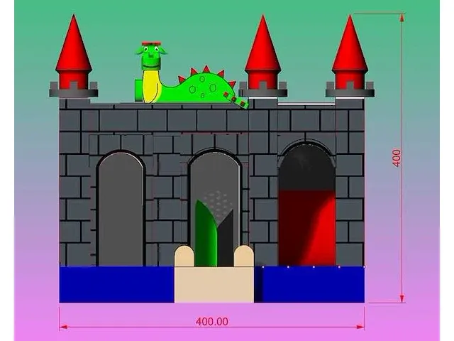 Bouncy castle new - afbeelding 5 van  6