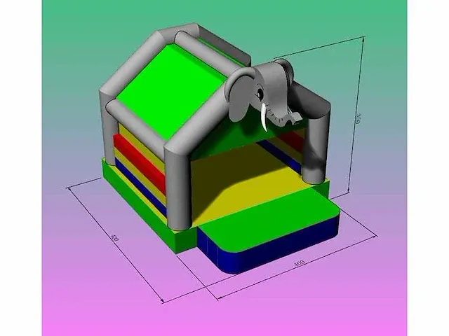 Bouncy castle new - afbeelding 2 van  2