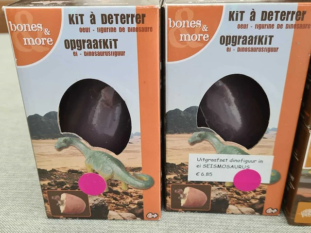 Bouw & constructie opgraafsets dino en knustelsets - afbeelding 2 van  5