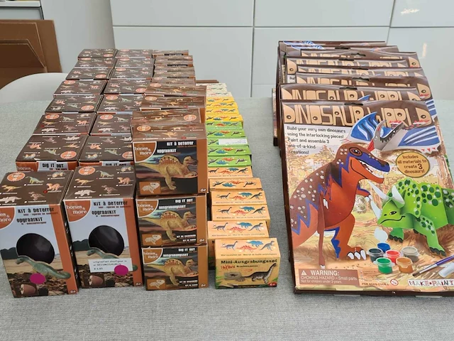 Bouw & constructie opgraafsets dino en knustelsets - afbeelding 5 van  5