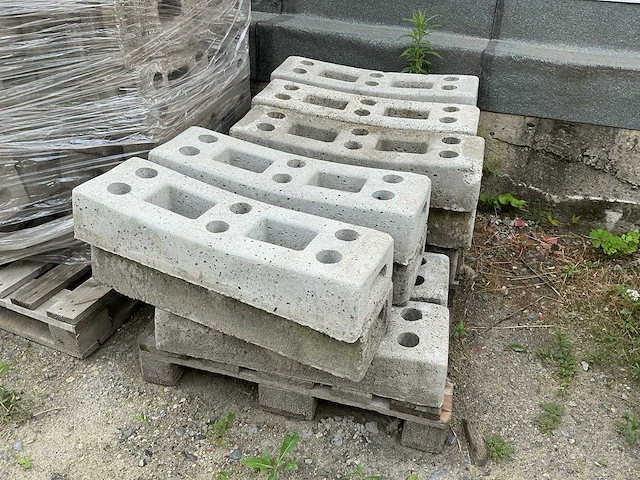 Bouwhek betonblokken (15x) - afbeelding 1 van  3