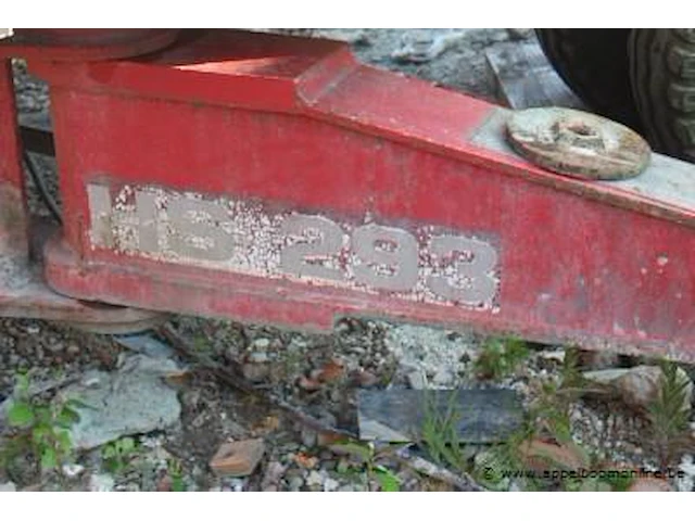 Bouwkraan gru dalbe, type hs293-30m, bj 2006 plus betonsilo 350l en palethaak 2ton - afbeelding 4 van  13