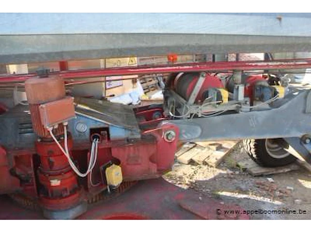 Bouwkraan gru dalbe, type hs293-30m, bj 2006 plus betonsilo 350l en palethaak 2ton - afbeelding 5 van  13