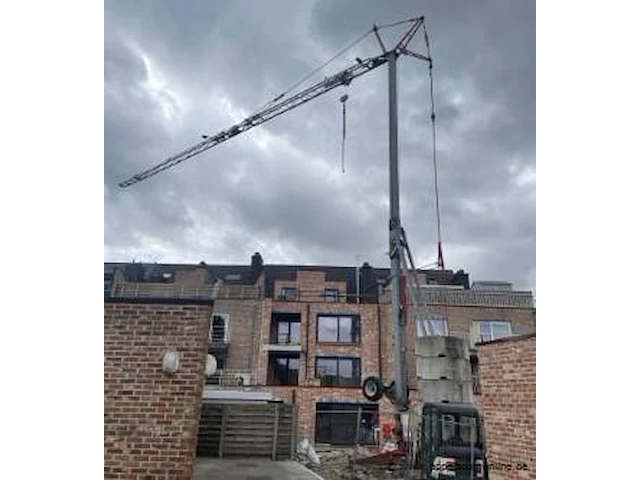 Bouwkraan gru dalbe, type hs293-30m, bj 2006 plus betonsilo 350l en palethaak 2ton - afbeelding 6 van  13