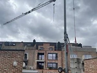 Bouwkraan gru dalbe, type hs293-30m, bj 2006 plus betonsilo 350l en palethaak 2ton - afbeelding 6 van  13
