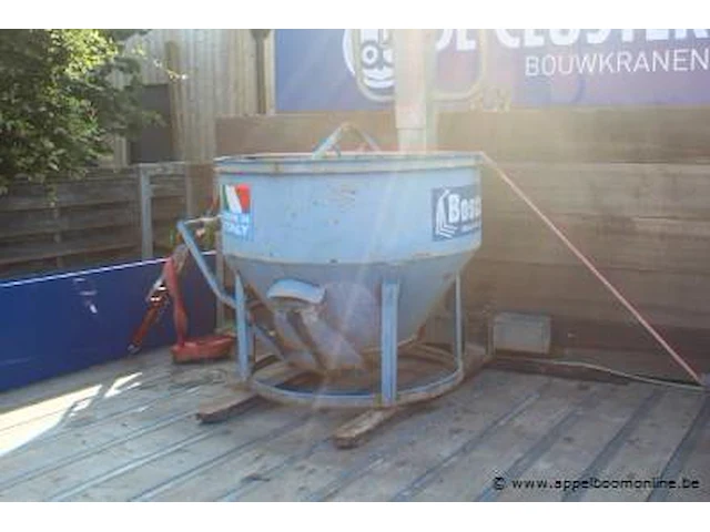 Bouwkraan gru dalbe, type hs293-30m, bj 2006 plus betonsilo 350l en palethaak 2ton - afbeelding 13 van  13