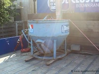 Bouwkraan gru dalbe, type hs293-30m, bj 2006 plus betonsilo 350l en palethaak 2ton - afbeelding 13 van  13