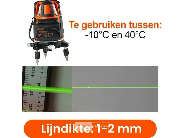 Bouwlaser met statief - afbeelding 4 van  11