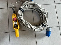 Bouwlift hijslier met portiek 400kg kabel 25 m - afbeelding 2 van  16