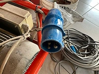 Bouwlift hijslier met portiek 400kg kabel 25 m - afbeelding 7 van  16