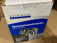 Bouwmaat spaanplaatschroef, 3.5x30, doos 200 stuks (110x) - afbeelding 2 van  3