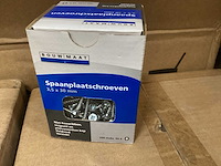 Bouwmaat spaanplaatschroef, 3.5x30, doos 200 stuks (110x) - afbeelding 1 van  3