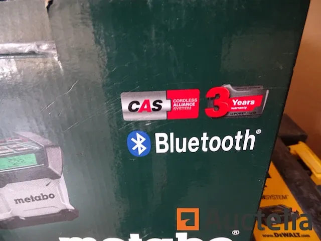 Bouwplaats radio draadloos metabo r 12-18 bt - afbeelding 1 van  6