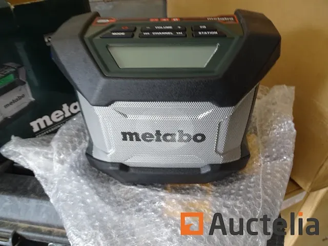 Bouwplaats radio draadloos metabo r 12-18 bt - afbeelding 4 van  6