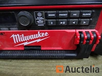 Bouwplaats radio draadloos milwaukee m18 prcdab+ - afbeelding 2 van  6