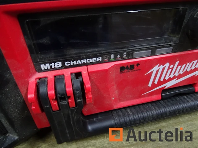 Bouwplaats radio draadloos milwaukee m18 prcdab+ - afbeelding 3 van  6