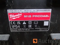 Bouwplaats radio draadloos milwaukee m18 prcdab+ - afbeelding 4 van  6