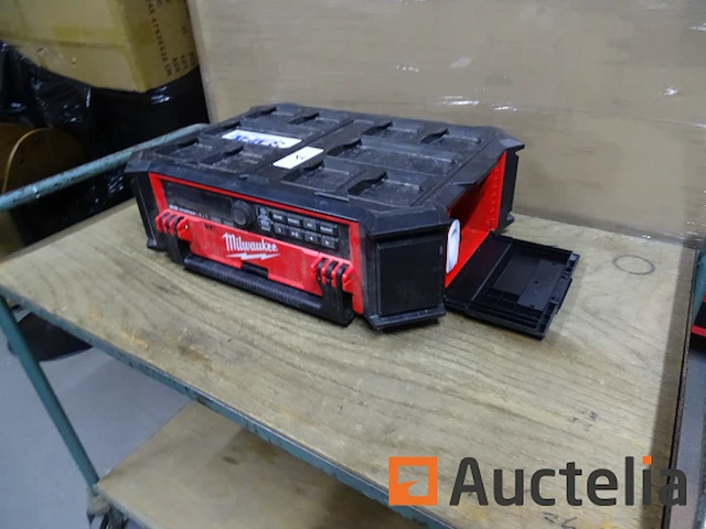 Bouwplaats radio draadloos milwaukee m18 prcdab+ - afbeelding 5 van  6