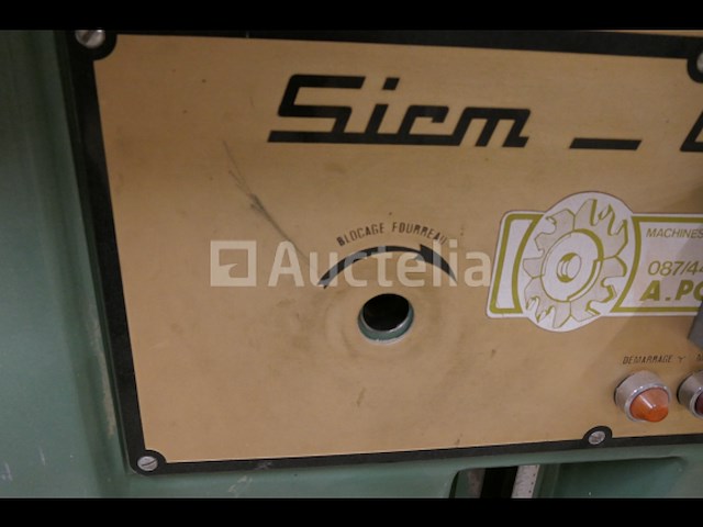 Bovenfrees met slede en 3-rols feeder chambon t 319 321 - afbeelding 14 van  20