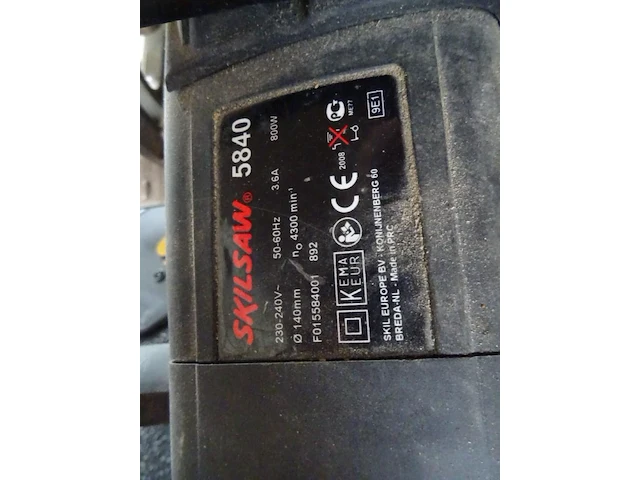 Bovenfrees powerplus en cirkelzaag skilsaw - afbeelding 3 van  6