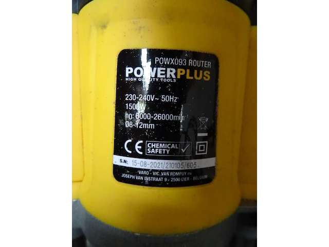 Bovenfrees powerplus en cirkelzaag skilsaw - afbeelding 5 van  6