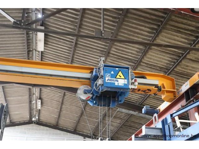 Bovenloopkraan abus, cap 5t, overspanning plm 12m, bj 2014 - afbeelding 2 van  4