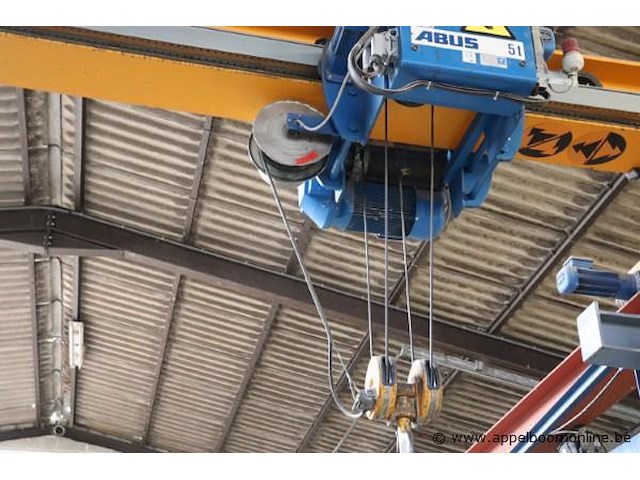 Bovenloopkraan abus, cap 5t, overspanning plm 12m, bj 2014 - afbeelding 4 van  4
