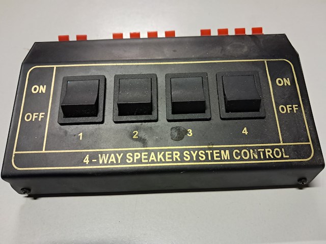 Box +4 -way speaker system control werking onbekend - afbeelding 2 van  3