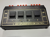 Box +4 -way speaker system control werking onbekend - afbeelding 2 van  3