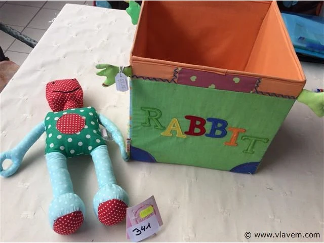 Box + lappenpop - afbeelding 1 van  2