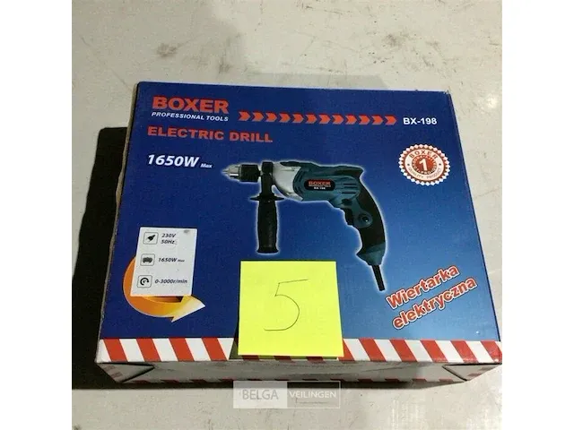 Boxer bx-198 professionele boormachine - afbeelding 1 van  4