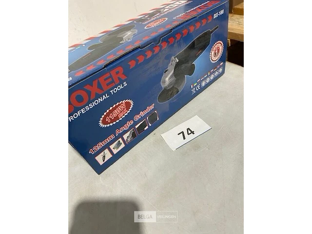 Boxer haakse slijper 125mm 12000rpm - 1150w - afbeelding 3 van  3