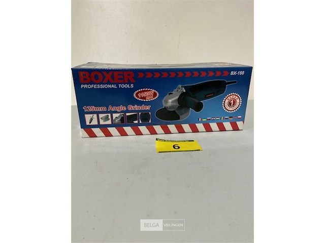 Boxer haakse slijper 125mm 12000rpm - 1150w - afbeelding 1 van  3