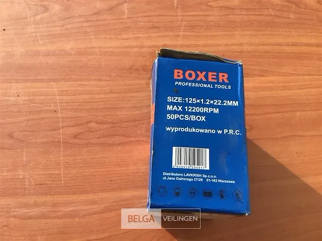Boxer slijpschijfjes 125 mm - afbeelding 2 van  2