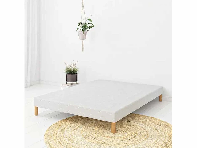 Boxspring 140x200 + voetset h 25 cm - afbeelding 2 van  3