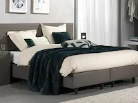 Boxspring basic taupe 140x200cm zonder matras