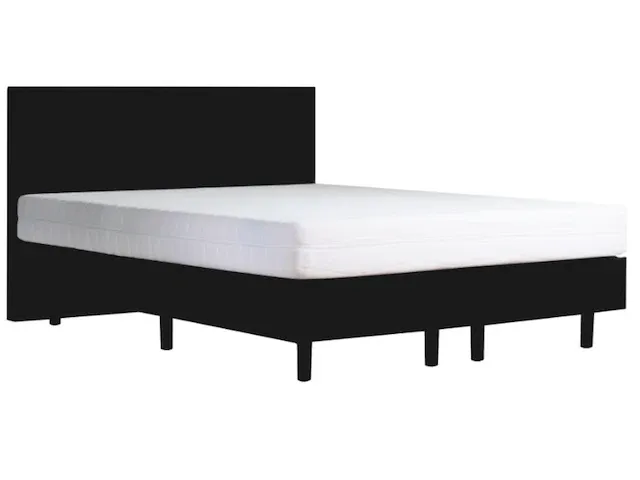 Boxspring basic zwart 180x200cm zonder matras - afbeelding 2 van  2