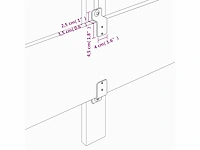 Boxspring compleet met matras lichtgrijs 160x200cm stof - levering enkel in belgië - afbeelding 10 van  10