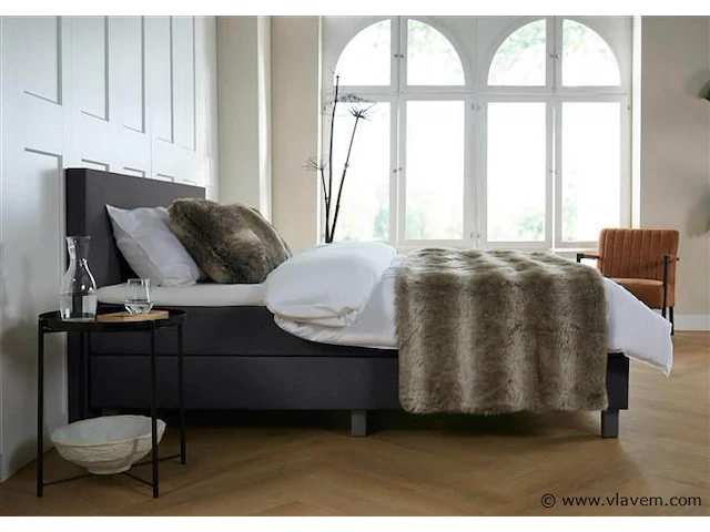 Boxspring florence afmeting 160 x 200, beige - afbeelding 4 van  4
