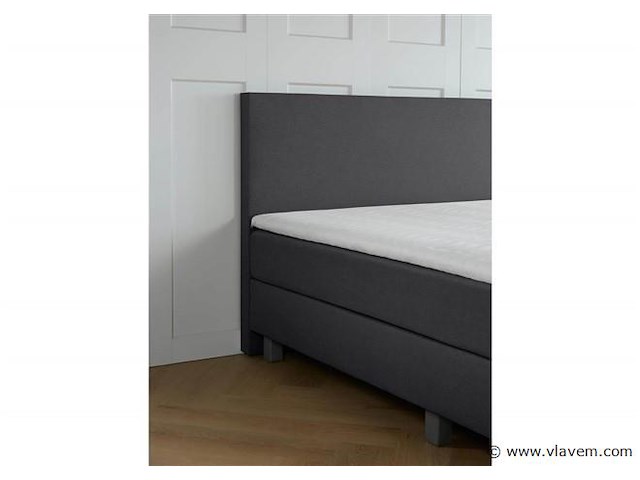 Boxspring florence afmeting 160 x 200, zwart - afbeelding 2 van  4