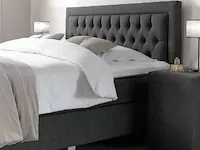 Boxspring italia banes, 160x200 cm, antraciet - afbeelding 5 van  9