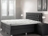 Boxspring italia banes, 160x200 cm, antraciet - afbeelding 6 van  9
