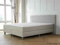 Boxspring malage afmeting 140 x 200, beige - afbeelding 1 van  5