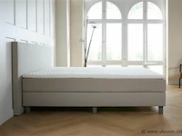 Boxspring malage afmeting 140 x 200, beige - afbeelding 3 van  5