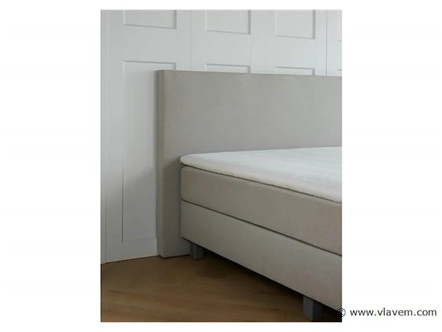 Boxspring malage afmeting 140 x 200, beige - afbeelding 5 van  5